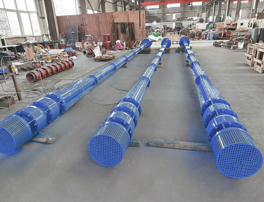 What are the vertical multi-stage semi submersible long shaft mixed flow turbine pumps used for ultra deep working conditions with ultra long underwater depths? What are the vertical multi-stage semi submersible long shaft mixed flow turbine pumps used for ultra deep working conditions with ultra long underwater depths?